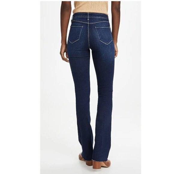 L'AGENCE Ruth High-Rise Straight-Leg Jeans - Picture 2 of 5